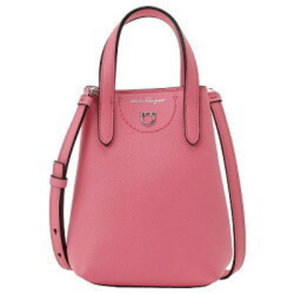 Salvatore Ferragamo Crossbody Pink Tote Bag - Picture 1 of 3